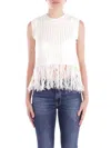 Weekend Max Mara Top White In Bianco Bianco