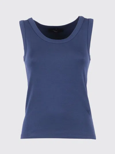 Weekend Max Mara Top Woman  In Blue