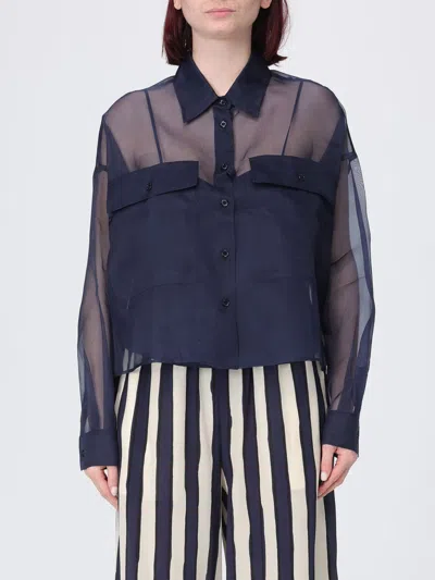 Weekend Max Mara Top Woman  In Blue