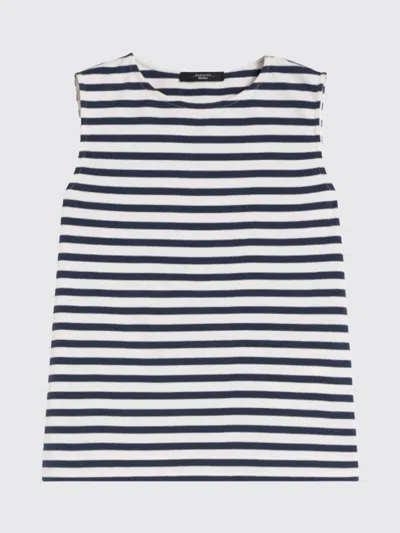 Weekend Max Mara Top Woman  In White