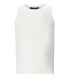 Weekend Max Mara Flared Cotton Top Front Poplin In White