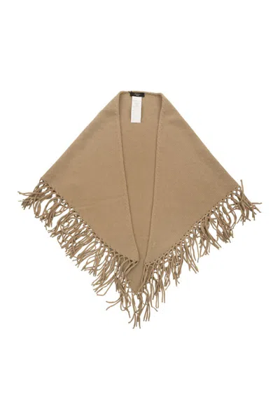WEEKEND MAX MARA WEEKEND MAX MARA TORNADO - WOOL TRIANGLE SHAWL