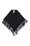 Weekend Max Mara Triangle Shawl In Black