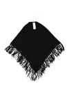 Weekend Max Mara Triangle Shawl In Black
