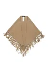 Weekend Max Mara Triangle Shawl In Brown