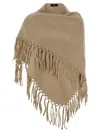 WEEKEND MAX MARA TORNADO FRINGED EDGE SHAWL WEEKEND MAX MARA