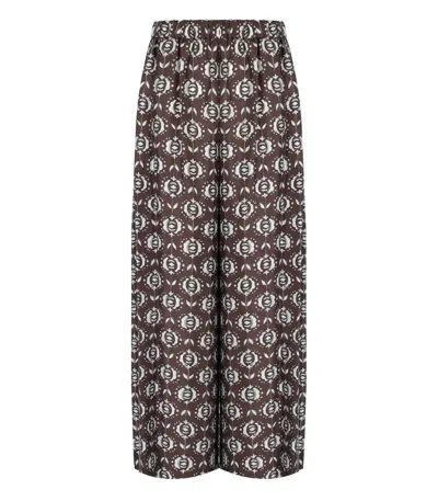 WEEKEND MAX MARA WEEKEND MAX MARA TORTONA BROWN PANTS