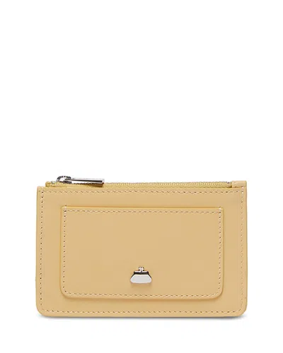 Weekend Max Mara Trafoi Zip Cardholder In Light Yellow