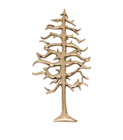 Weekend Max Mara Tree Brooch In Gold