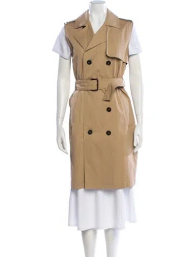 Pre-owned Weekend Max Mara Trench Coat In Brown