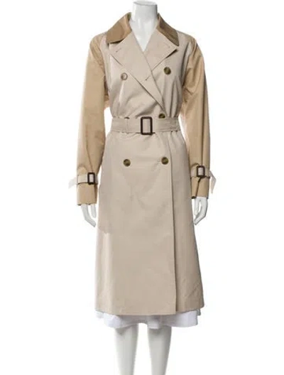 Pre-owned Weekend Max Mara Trench Coat In Neutral