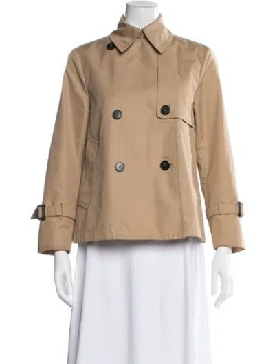 Pre-owned Weekend Max Mara Trench Coat In Neutral