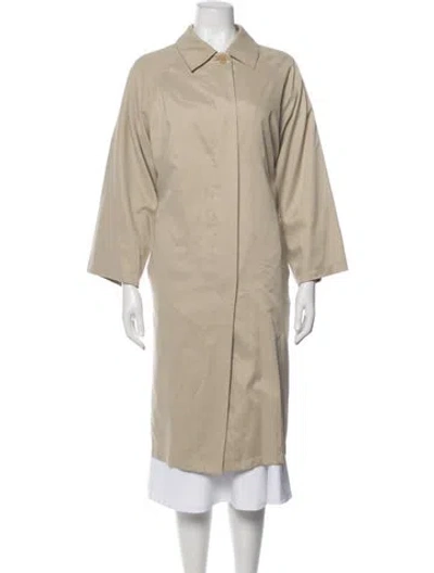 Pre-owned Weekend Max Mara Trench Coat In Neutrals
