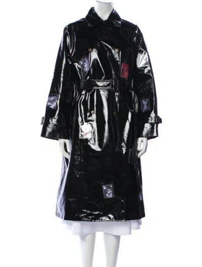 Pre-owned Weekend Max Mara Trench Coat W/ Tags In Black