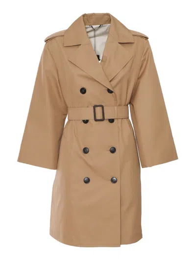 Weekend Max Mara Trench-waterproof In Beige
