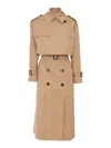 Weekend Max Mara Trench-waterproof In Beige