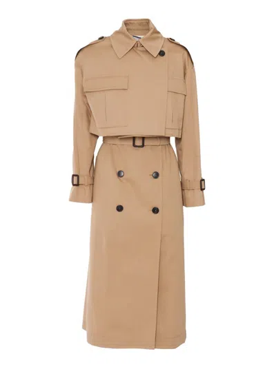 Weekend Max Mara Trench-waterproof In Beige