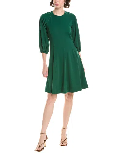 Weekend Max Mara Trine Midi Dress In Green
