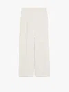 Weekend Max Mara Belt Loop Wool Casual Pants In Beige