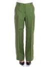 Weekend Max Mara Malizia Long Trouser In Green