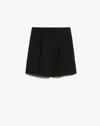 Weekend Max Mara Belt-loop Shorts In Black