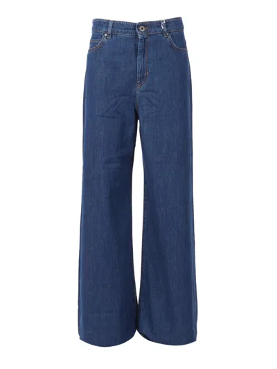 Weekend Max Mara Trousers In Blue