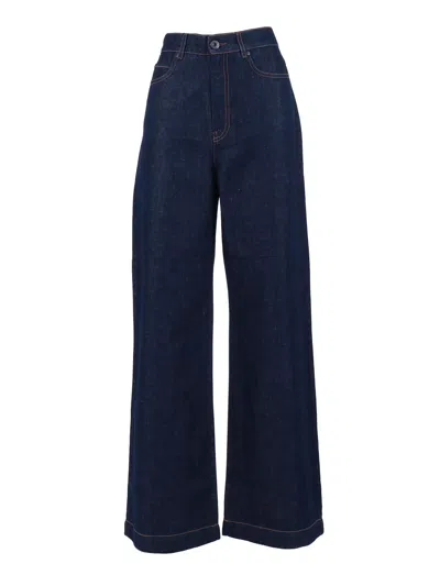 Weekend Max Mara Trousers In Blue