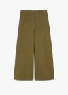 Weekend Max Mara Quiz Wide Leg Pants In Green
