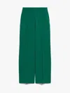 Weekend Max Mara Visivo Long Trouser Green In Green