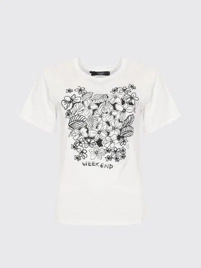 Weekend Max Mara T-shirt Woman  In White