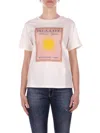 Weekend Max Mara Weekend Maxmara Cotton Jersey T-shirt White In White