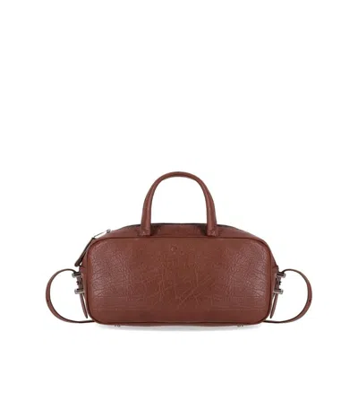 WEEKEND MAX MARA WEEKEND MAX MARA TUNDRA BROWN CROSSBODY BAG