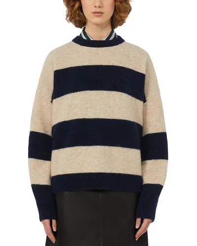 Weekend Max Mara Tuono Crewneck Sweater In Blue