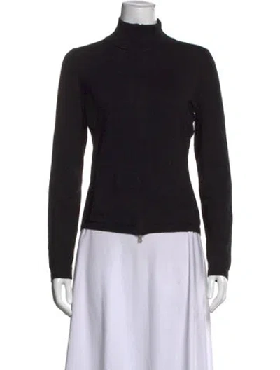 Pre-owned Weekend Max Mara Turtleneck Sweater In Black