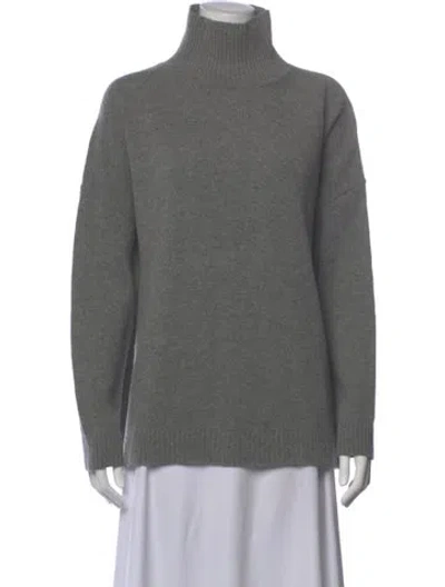 Pre-owned Weekend Max Mara Turtleneck Sweater In Gray