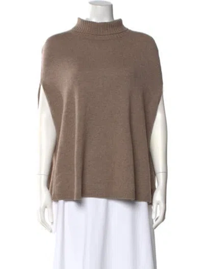 Pre-owned Weekend Max Mara Turtleneck Sweater In Neutral