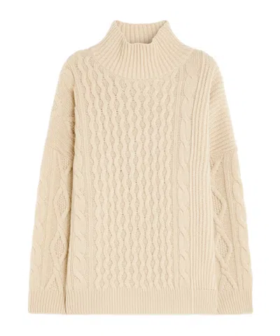 Weekend Max Mara Turtleneck Sweater In Beige