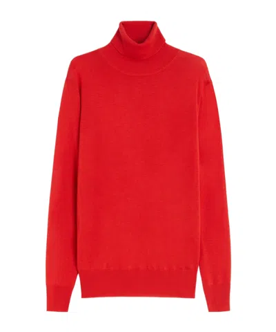 Weekend Max Mara Turtleneck Sweater In Red