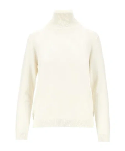 Weekend Max Mara Turtleneck Sweater In White