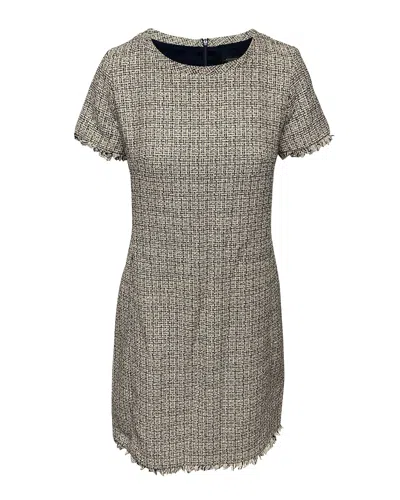 Weekend Max Mara Tweed Dress In Multicolor Cotton In Pink