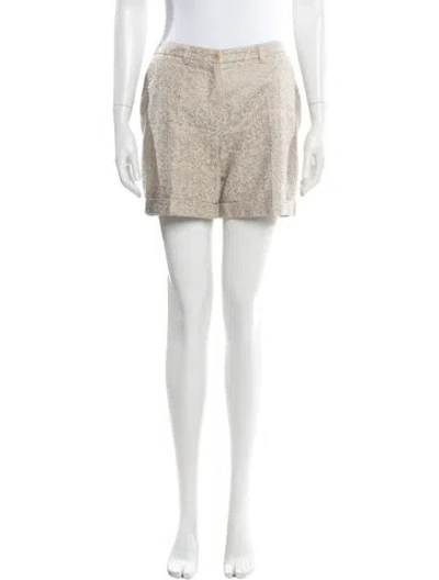 Pre-owned Weekend Max Mara Tweed Pattern Mini Shorts