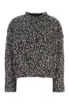 Weekend Max Mara Two-tone Wool Blend Crine Sweater