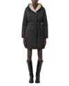 Weekend Max Mara Uggioso Black Reversible Coat In Black