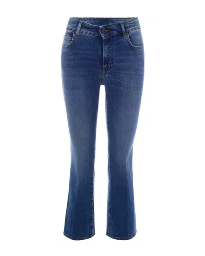 Weekend Max Mara Ultra-skinny Cropped Denim Jeans In Blue