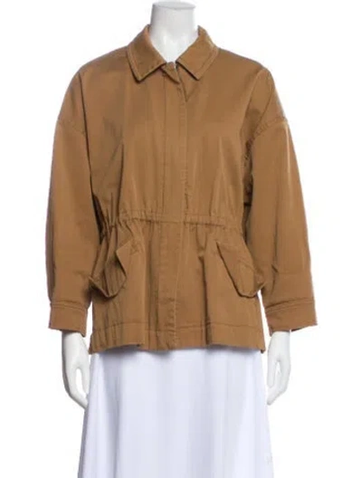 Pre-owned Weekend Max Mara Utility Jacket In Brown
