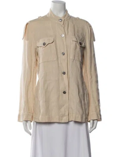 Pre-owned Weekend Max Mara Utility Jacket In Brown