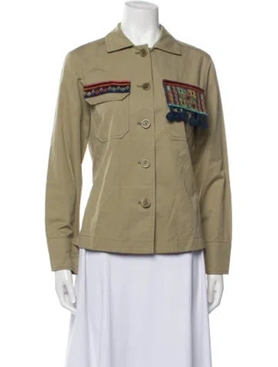 Pre-owned Weekend Max Mara Utility Jacket In Neutral