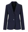 Weekend Max Mara Uva Single-breasted Blazer In Blue
