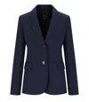 Weekend Max Mara Uva Single-breasted Blazer In Blue