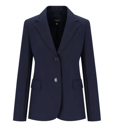 Weekend Max Mara Uva Blue Single-breasted Blazer
